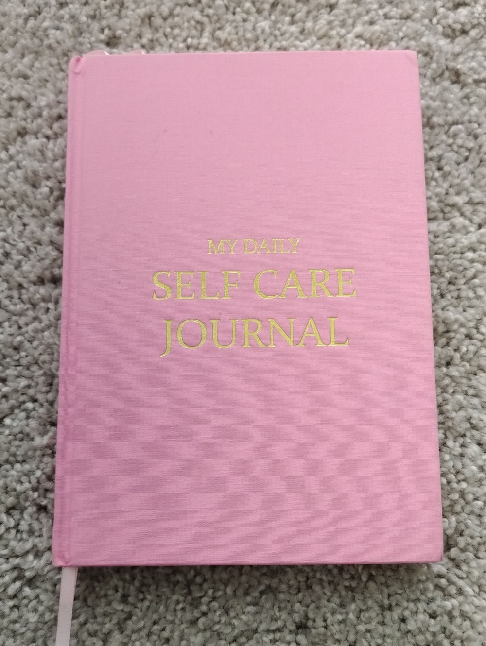 Pink Self Care Journal with Gratitude Statements On Each Page BRAND NEW